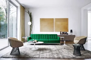 Vitra Tische-Knoll Tulip Beistelltisch, 51 cm, weißer Marmor