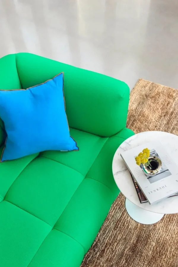 Vitra Tische-Knoll Tulip Beistelltisch, 51 cm, weißer Marmor
