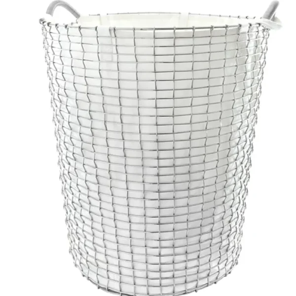 Korbo Wäschekörbe^Wäschesack für Classic 80 Drahtkorb, cremefarben
