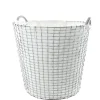 Korbo Wäschekörbe^Wäschesack für Classic 65 Drahtkorb, cremefarben