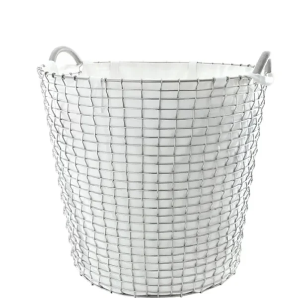 Korbo Wäschekörbe^Wäschesack für Classic 65 Drahtkorb, cremefarben
