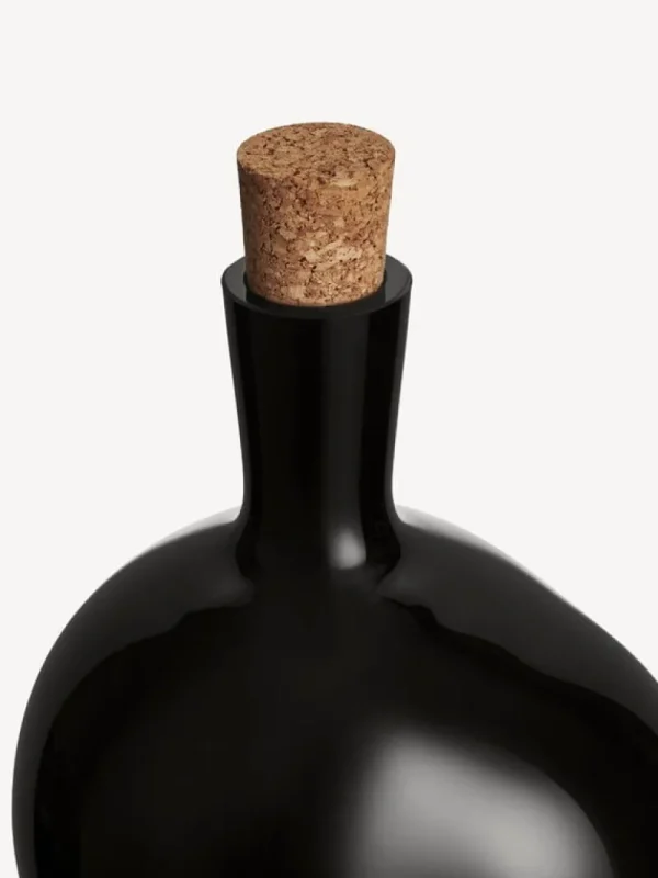 Kosta Boda Glaskunst | Dekorationsgegenstände^Bod Flasche, 306 mm, Schwarz - Kork