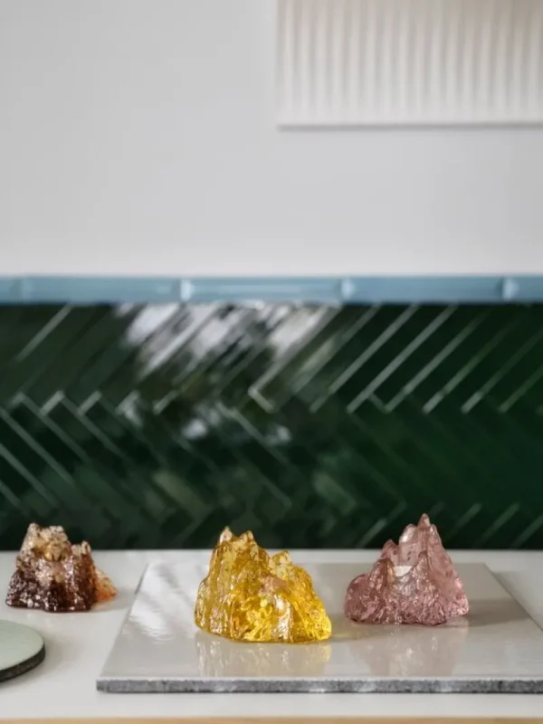Kosta Boda Glaskunst | Dekorationsgegenstände^The Rock Votiv, 91 mm, Bronze