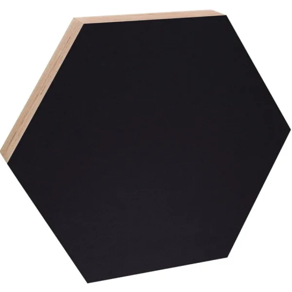 Kinder Kotonadesign Kinderzimmereinrichtung | Poster Und Pinnwände^Magnettafel, sechseckig, 52,5 cm, Schwarz