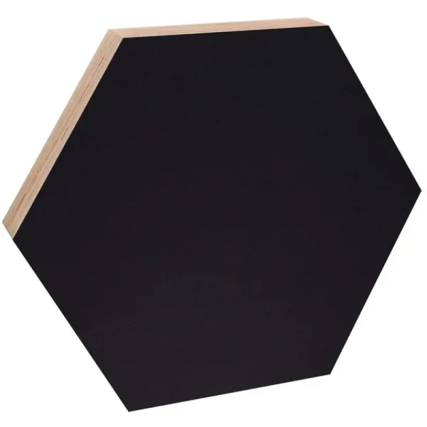 Kinder Kotonadesign Kinderzimmereinrichtung | Poster Und Pinnwände^Magnettafel, sechseckig, 41,5 cm, Schwarz