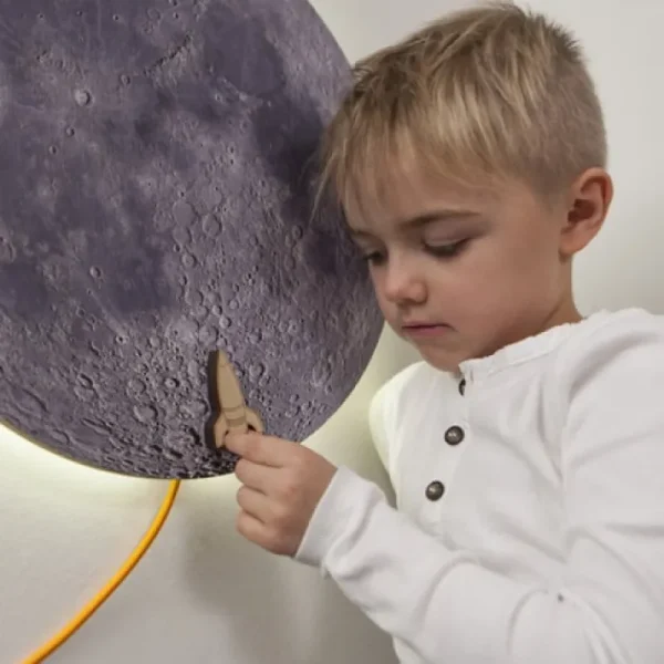 Kinder Kotonadesign Möbel Für Das Kinderzimmer | Kinderzimmereinrichtung^Moon Wandleuchte/Noteboard