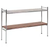 String Furniture Regale | Tische-Labofa Heritage 97.2 Konsole, Chrom - Walnuss - Thala
