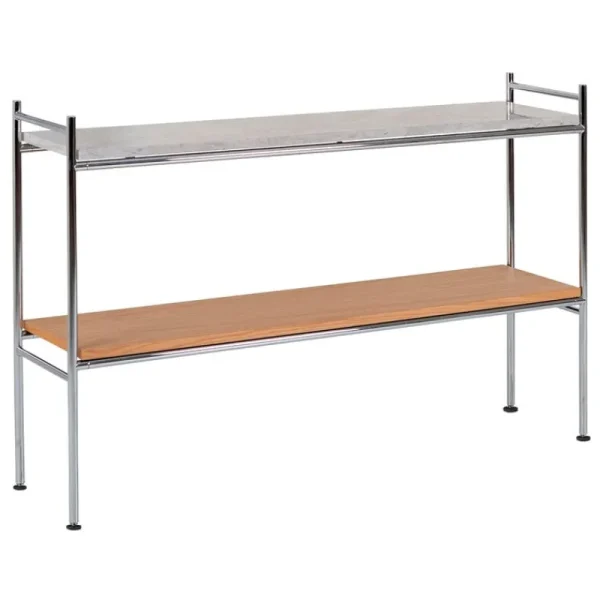 String Furniture Regale | Tische-Labofa Heritage 97.2 Konsole, Chrom - Eiche - Thala