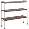 Labofa Regale | Tische-Heritage 99.3 Konsole, Chrom - Walnuss