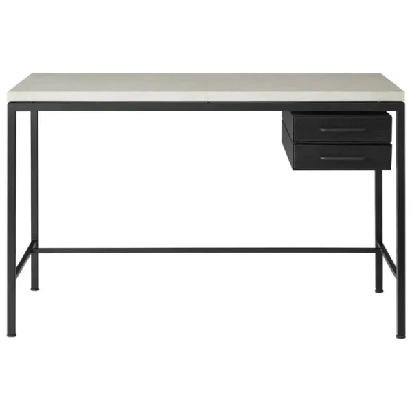 Labofa Schreibtische Und Raumtrenner | Tische^Heritage 65 Schreibtisch, 2 Schubladen, Thala-Kalkstein - Schw.