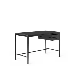 Labofa Schreibtische Und Raumtrenner | Tische^Heritage 65 Schreibtisch, 2 Schubladen, schw. Linoleum - Schwarz