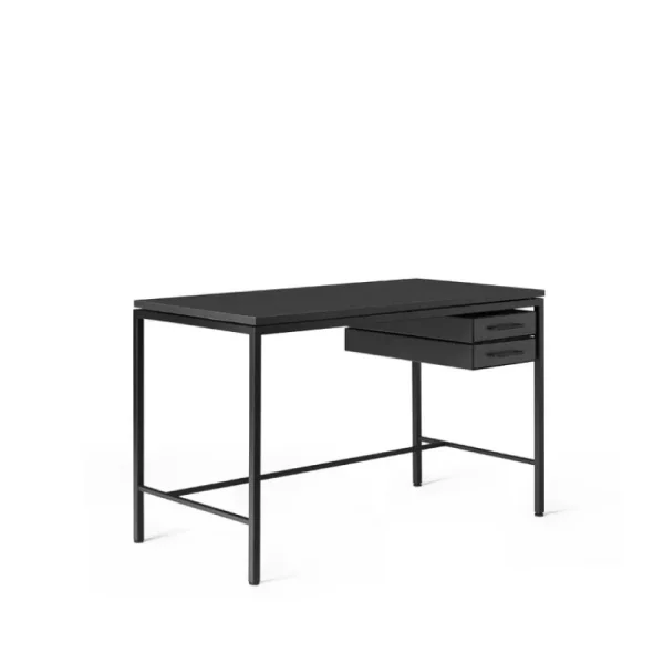 Labofa Schreibtische Und Raumtrenner | Tische^Heritage 65 Schreibtisch, 2 Schubladen, schw. Linoleum - Schwarz