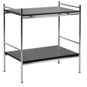 Artek Tische-Labofa Heritage Beistelltisch 95,2, Chrom - schwarz Eiche