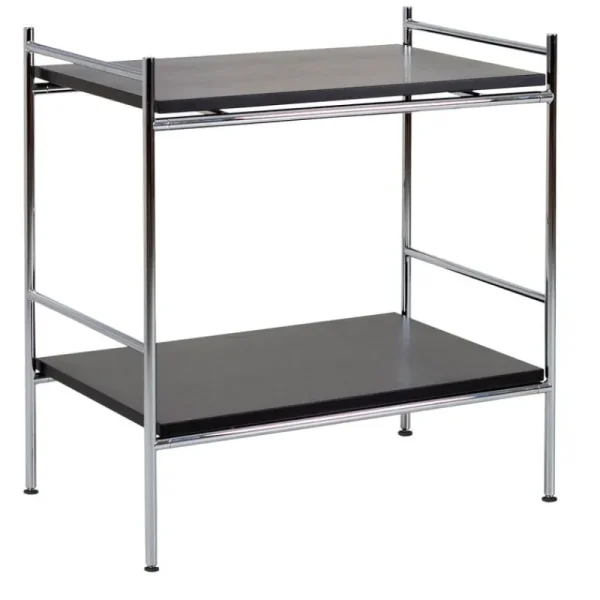 Artek Tische-Labofa Heritage Beistelltisch 95,2, Chrom - schwarz Eiche