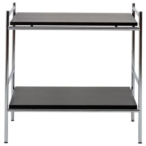 Artek Tische-Labofa Heritage Beistelltisch 95,2, Chrom - schwarz Eiche