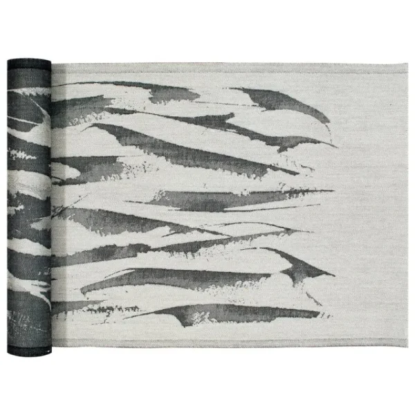 Lapuan Kankurit Badezimmertextilien^Aallokko Saunadecke, 46 x 60 cm, Leinen - Schwarz