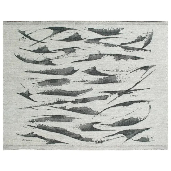 Lapuan Kankurit Badezimmertextilien^Aallokko Saunadecke, 46 x 60 cm, Leinen - Schwarz