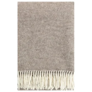 Lapuan Kankurit Decken Und Überwürfe^Arvo Decke, 130 x 180 cm, weiß - naturbeige