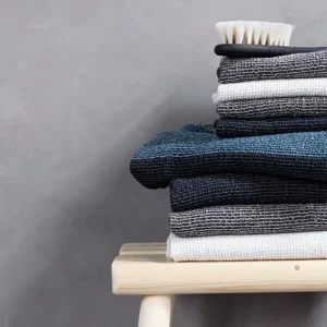 Lapuan Kankurit Badezimmertextilien^Handtuch Terva, weiß - leinen