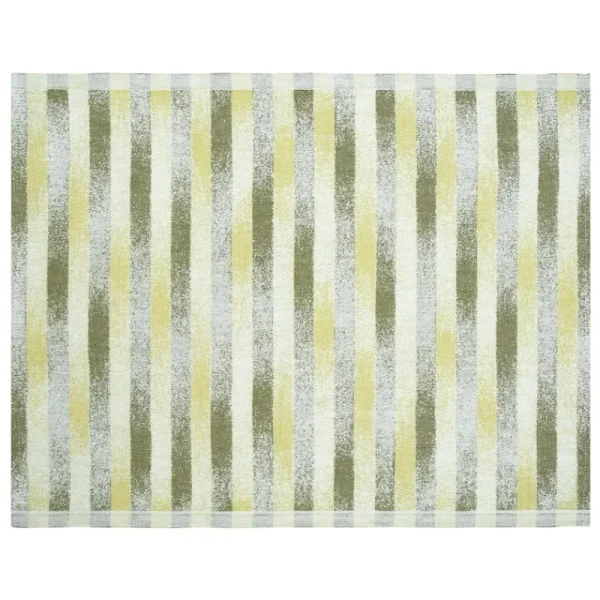 Lapuan Kankurit Badezimmertextilien^Hohto Sauna-Sitzunterlage 46 x 150 cm, Weiß - Grün