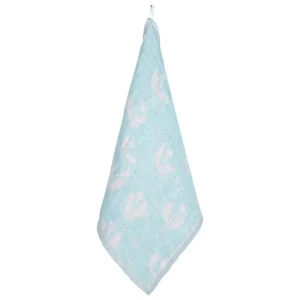 Lapuan Kankurit Tischwäsche | Tischwäsche^Kesäkukka Serviette, 46 x 46 cm, Türkis - Rosa