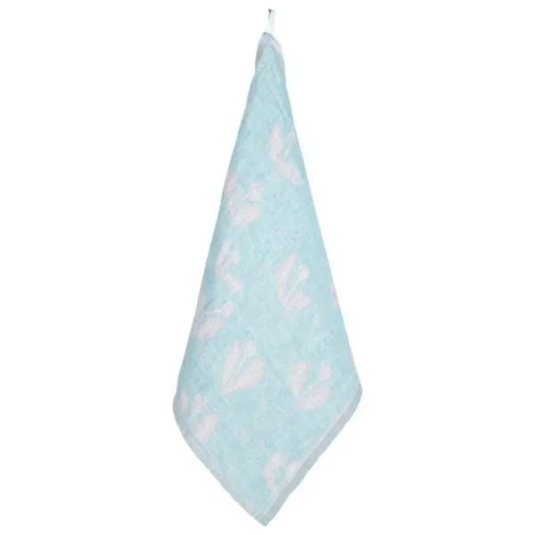 Lapuan Kankurit Tischwäsche | Tischwäsche^Kesäkukka Serviette, 46 x 46 cm, Türkis - Rosa