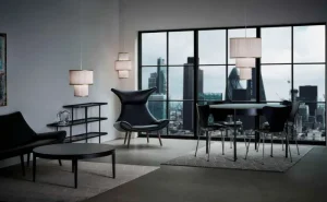 Vibia Deckenleuchten-Le Klint Plivello 111 Pendelleuchte, Weiß - Gold