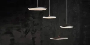 Pholc Deckenleuchten-Le Klint Soleil Pendelleuchte, 50 cm, Kunststoff, Silver Cloud