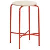 Artek Sitzgelegenheiten-Lepo Product Moderno Barhocker, niedrig, Rot - Birke