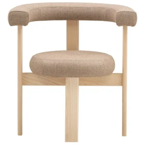 Tolix Sitzgelegenheiten-Lepo Product Polar L1001W Stuhl, Esche - Beige Wollstoff Revolution REV10