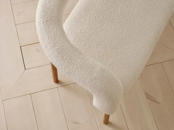 Fredericia Sofas Und Liegen-Lepo Product Wooden Boa Love 2-Sitzersofa, Eiche - Kvadrat Sacho Elle 0200