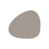 Lind DNA Untersetzer^Curve Glasuntersetzer, Sereneleder, Aschgrau