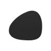 Lind DNA Untersetzer^Curve Glasuntersetzer, Sereneleder, Schwarz
