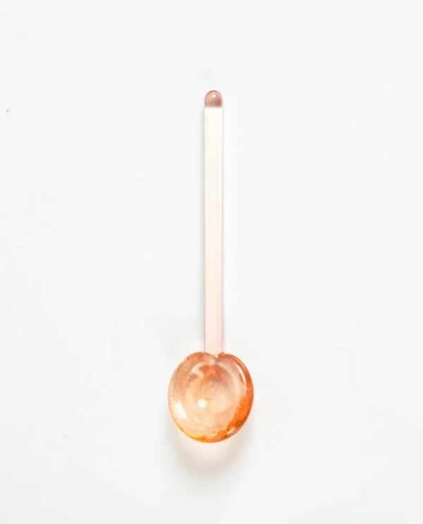 Lokal Helsinki Servierutensilien^Nekku Glaslöffel, rosa