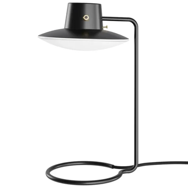 Louis Poulsen Bürobeleuchtung | Schreibtischlampen^AJ Oxford Tischleuchte, 410 mm, Schwarz - Opalglas