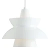 Normann Copenhagen Deckenleuchten-Louis Poulsen Doo-Wop Pendelleuchte, weiß