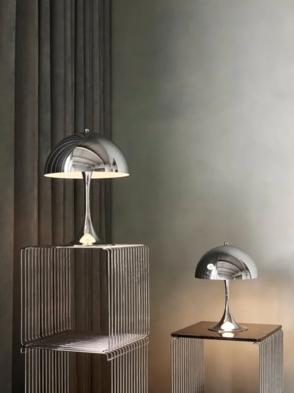 Nuura Tischlampen-Louis Poulsen Panthella 250 Tischleuchte, Chrom