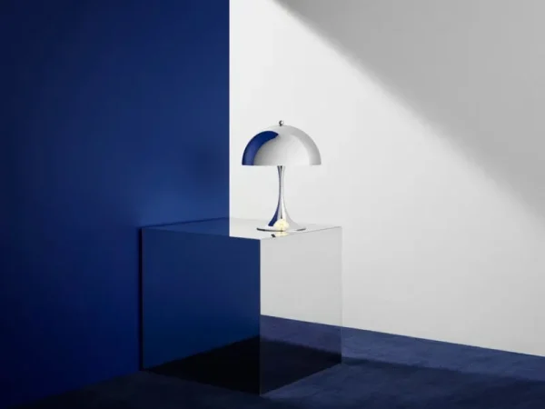 Nuura Tischlampen-Louis Poulsen Panthella 250 Tischleuchte, Chrom