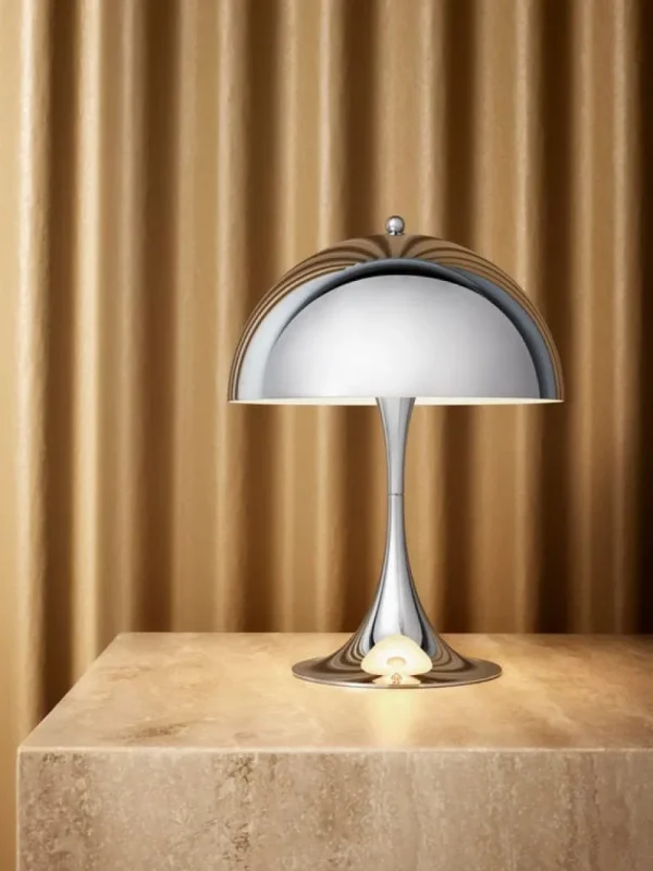 Nuura Tischlampen-Louis Poulsen Panthella 250 Tischleuchte, Chrom