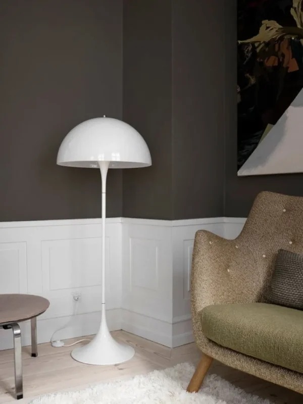 Artemide Stehleuchten-Louis Poulsen Panthella Stehleuchte, V2, Opalweiß