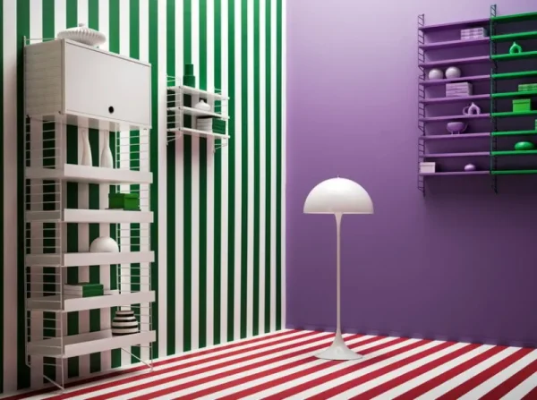 Artemide Stehleuchten-Louis Poulsen Panthella Stehleuchte, V2, Opalweiß