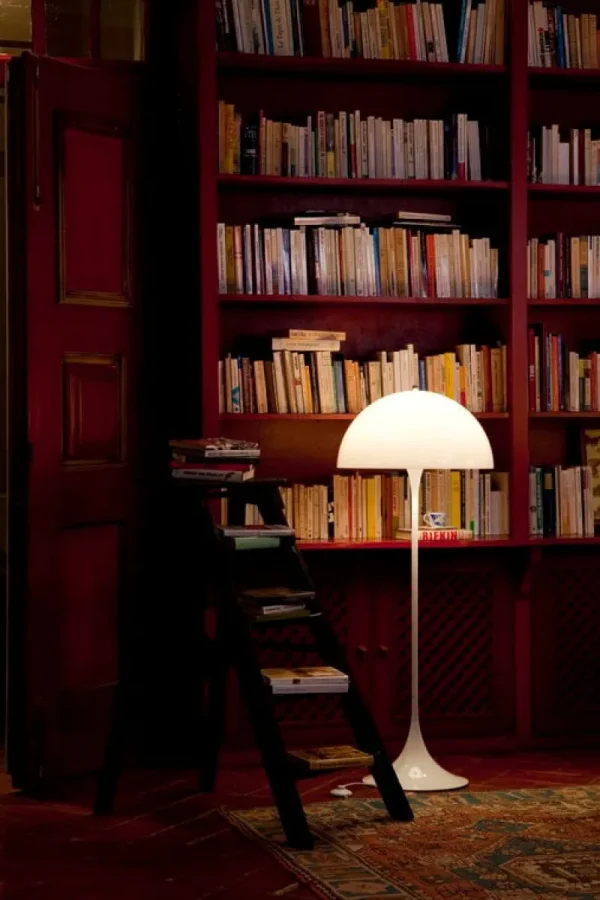 Artemide Stehleuchten-Louis Poulsen Panthella Stehleuchte, V2, Opalweiß