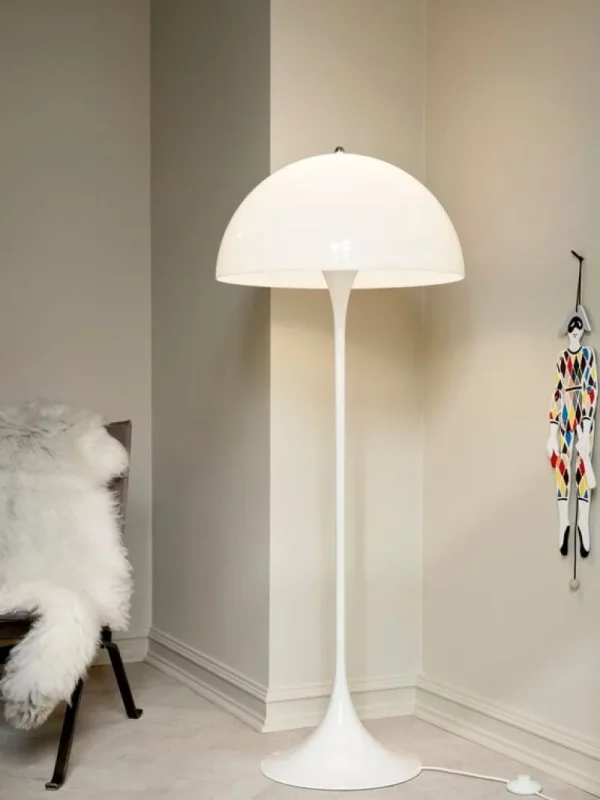 Artemide Stehleuchten-Louis Poulsen Panthella Stehleuchte, V2, Opalweiß