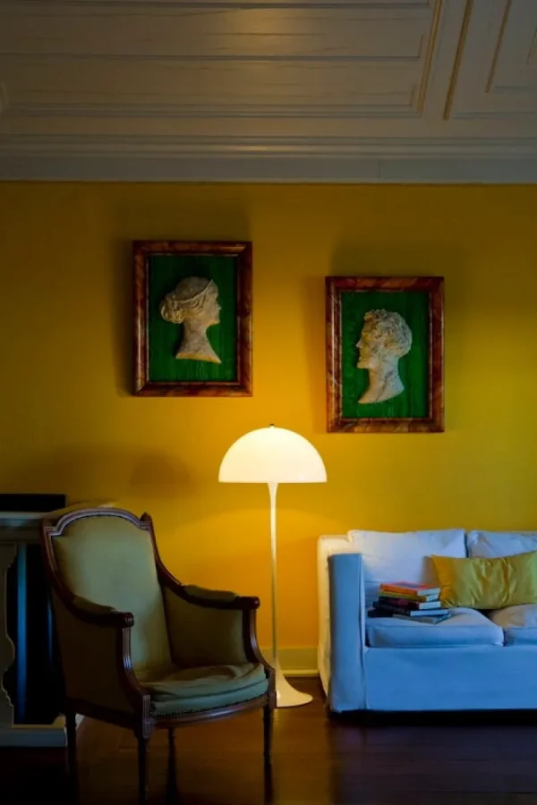Artemide Stehleuchten-Louis Poulsen Panthella Stehleuchte, V2, Opalweiß
