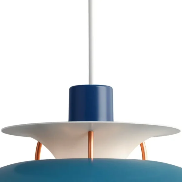 New Works Deckenleuchten-Louis Poulsen Pendelleuchte PH 5 Mini, blau
