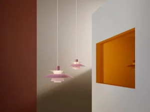 Sammode Deckenleuchten-Louis Poulsen Pendelleuchte PH 5 Mini, rosa