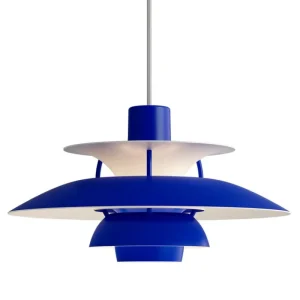 valerie_objects Deckenleuchten-Louis Poulsen PH 5 Mini Monochrom Pendelleuchte, Blau
