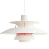 Louis Poulsen Deckenleuchten-PH 5 Pendelleuchte, weiß modern