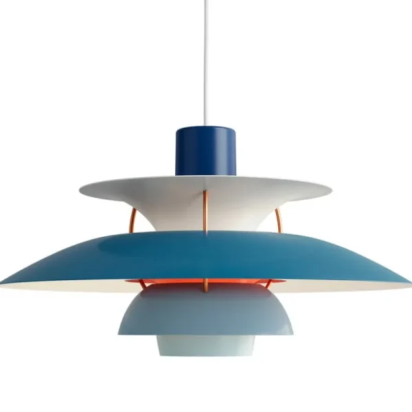 Louis Poulsen Deckenleuchten-PH 5 Pendelleuchte , blau