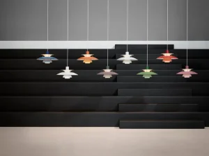 Louis Poulsen Deckenleuchten-PH 5 Pendelleuchte, weiß modern